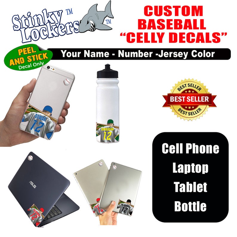 Personalized Baseball & Softball Water Bottle Stickers 3 Etsy Canada
