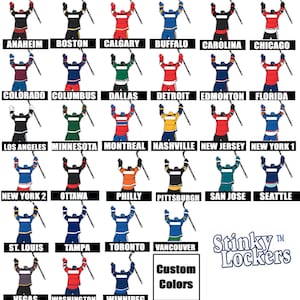 Personalized Hockey Water Bottle Stickers image 4