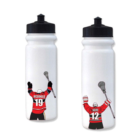 Team Order 25 Player LAX Water Bottle Stickers With Express Shipping Plus  25 Name Decals 