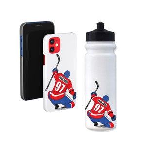 Personalized Hockey Celly Slide Stickers for your Water Bottle | Cell Phone | Laptop