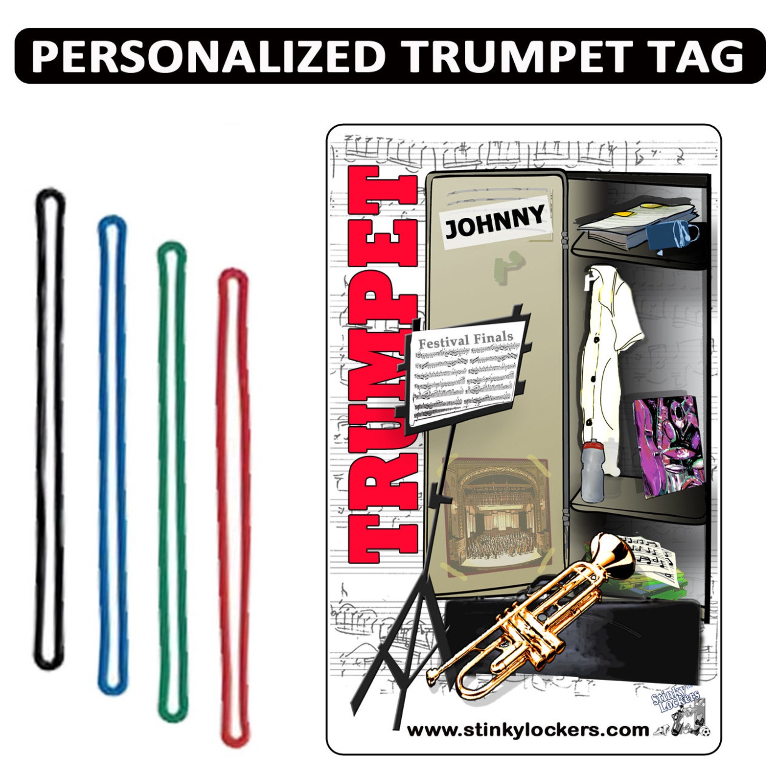 Personalized Musical Instrument Tag For Your Case. Etsy