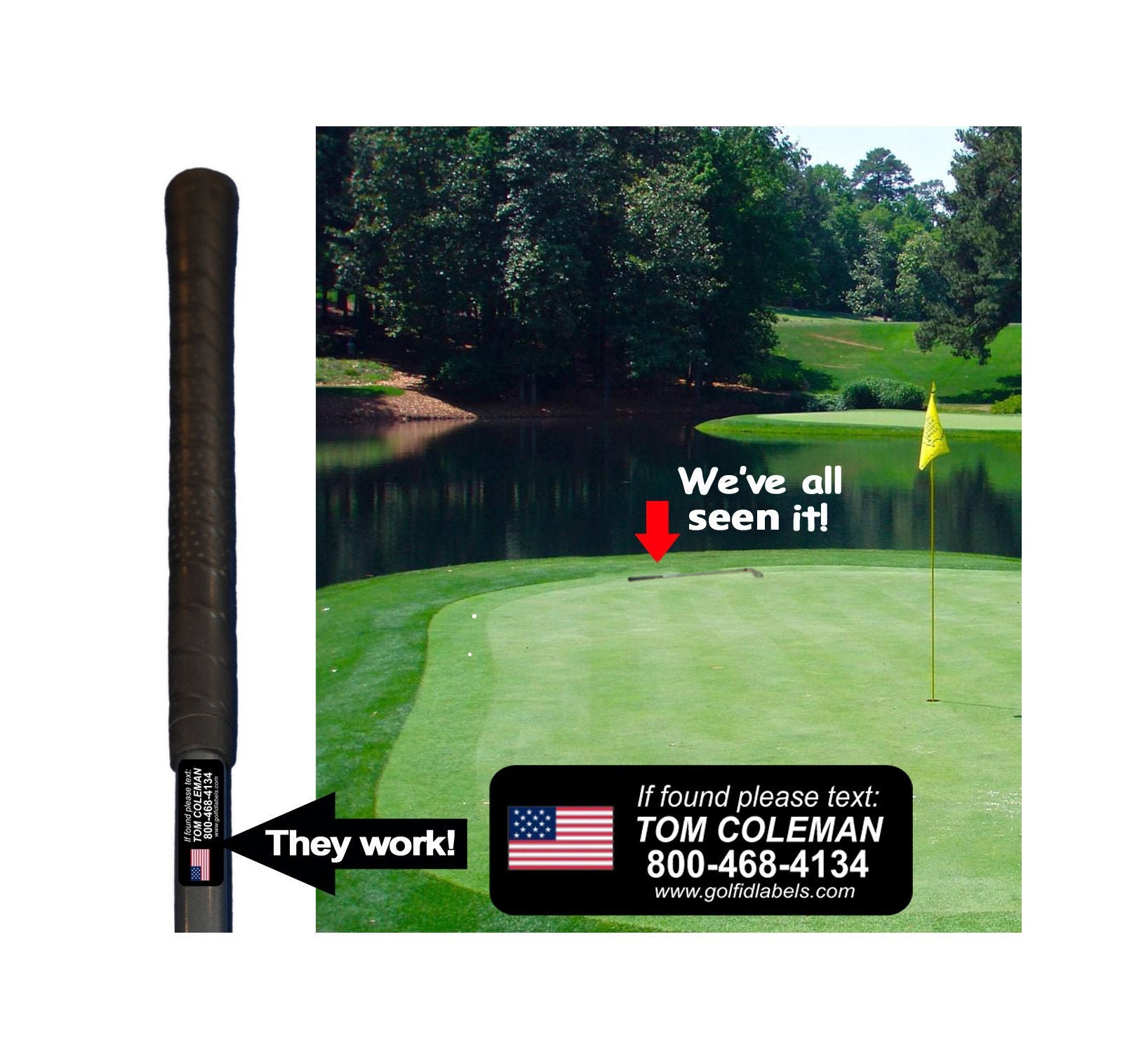 Golf Club Stickers | Golf Gift for Men or Women