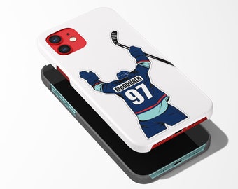 Personalized Hockey Stickers: Laminated Water Bottle Decals - 6 Pack