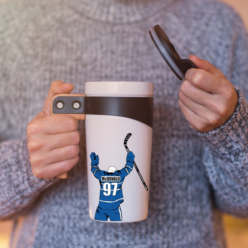 Personalized Hockey Water Bottle Stickers Etsy