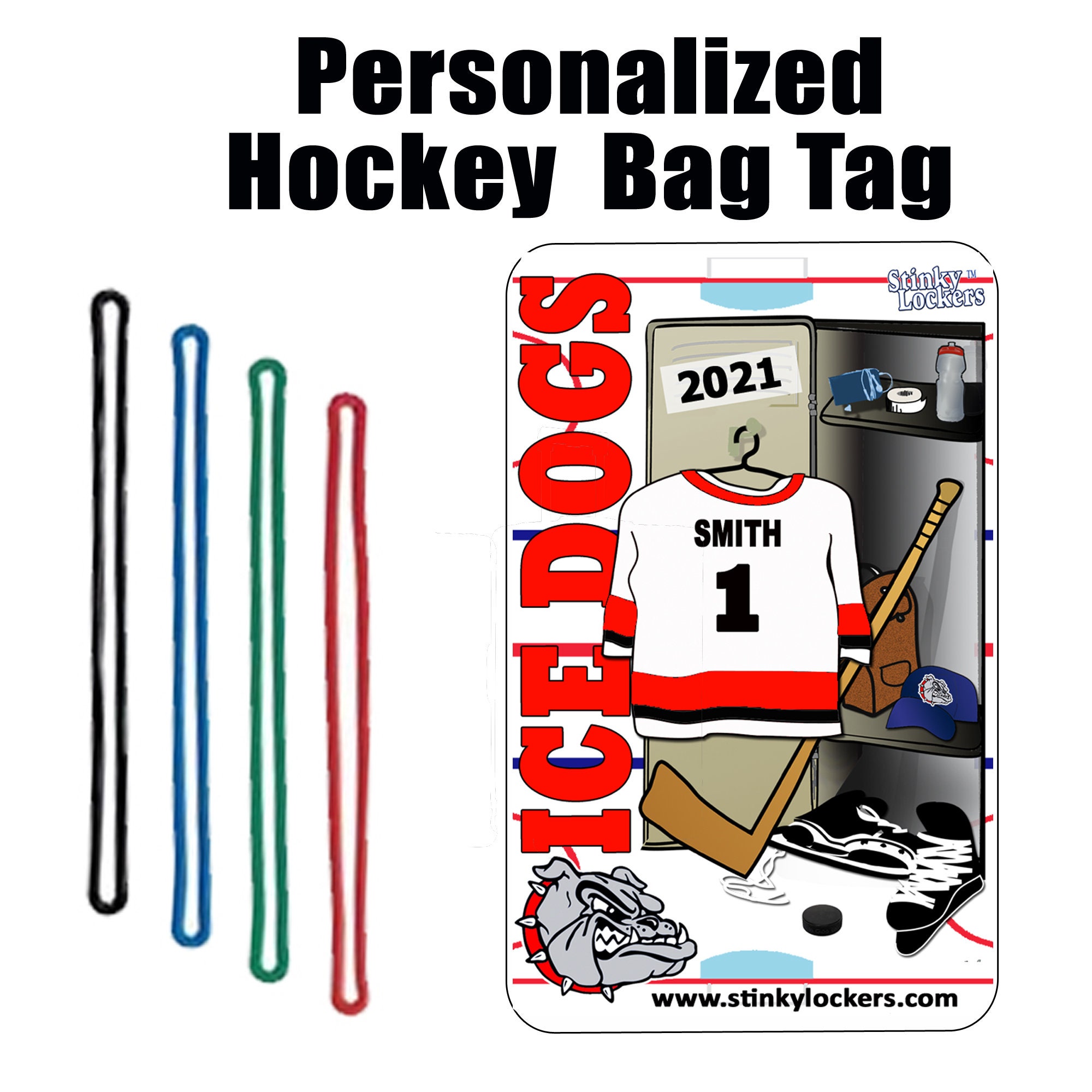 Delaware Valley hockey League Custom Bag Tag