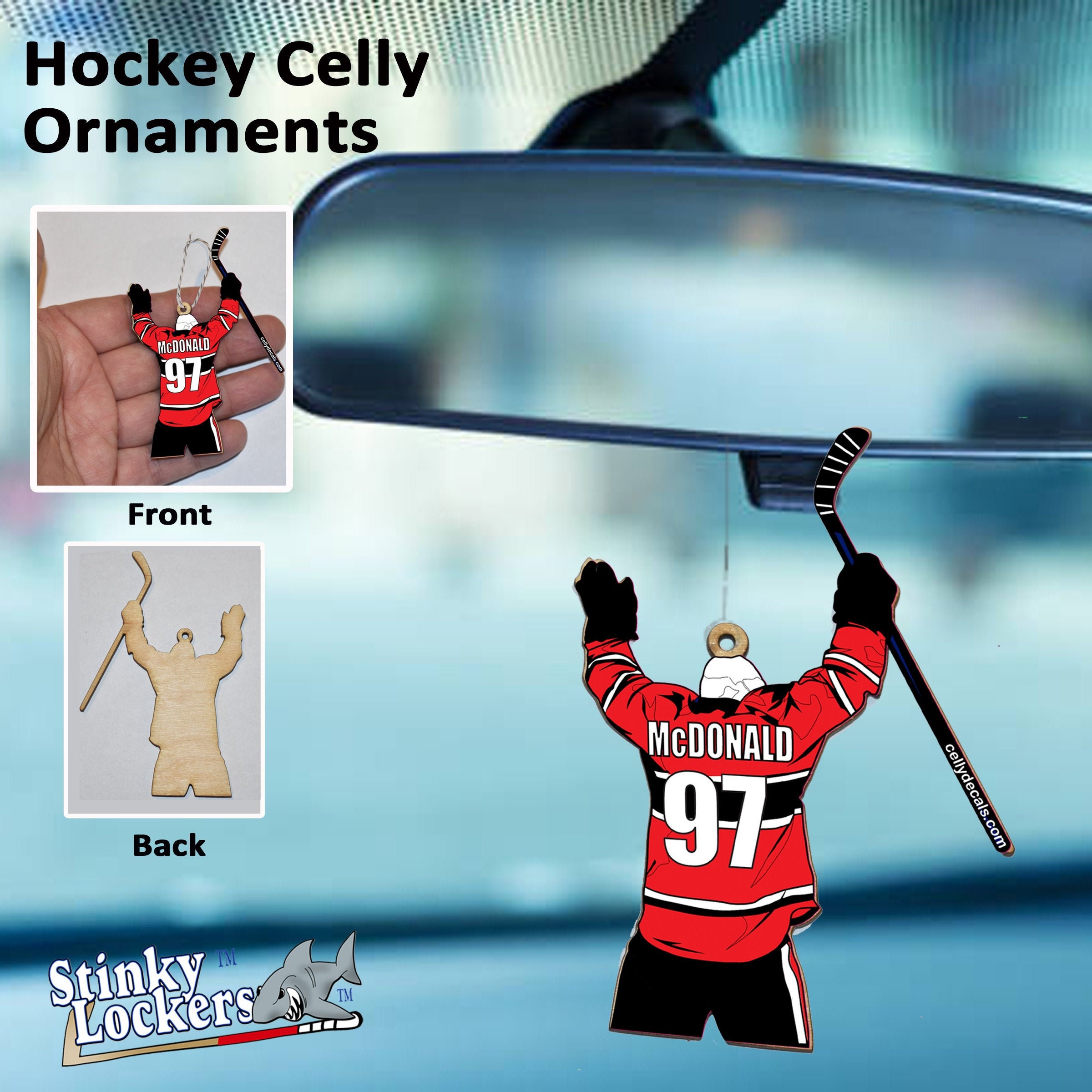 Personalized Hockey Ornament for your Hockey Player Hockey Etsy