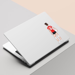 Stickers Volley-ball personnalisés pour ordinateur portable, Stickers personnalisés pour téléphone portable ou bouteille d'eau | Étiquette cadeau pour joueur qui ne se décolle pas