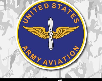 Seal of the US Army Aviation Vinyl Sticker