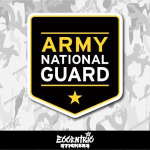 Army National Guard Logo Vinyl Sticker