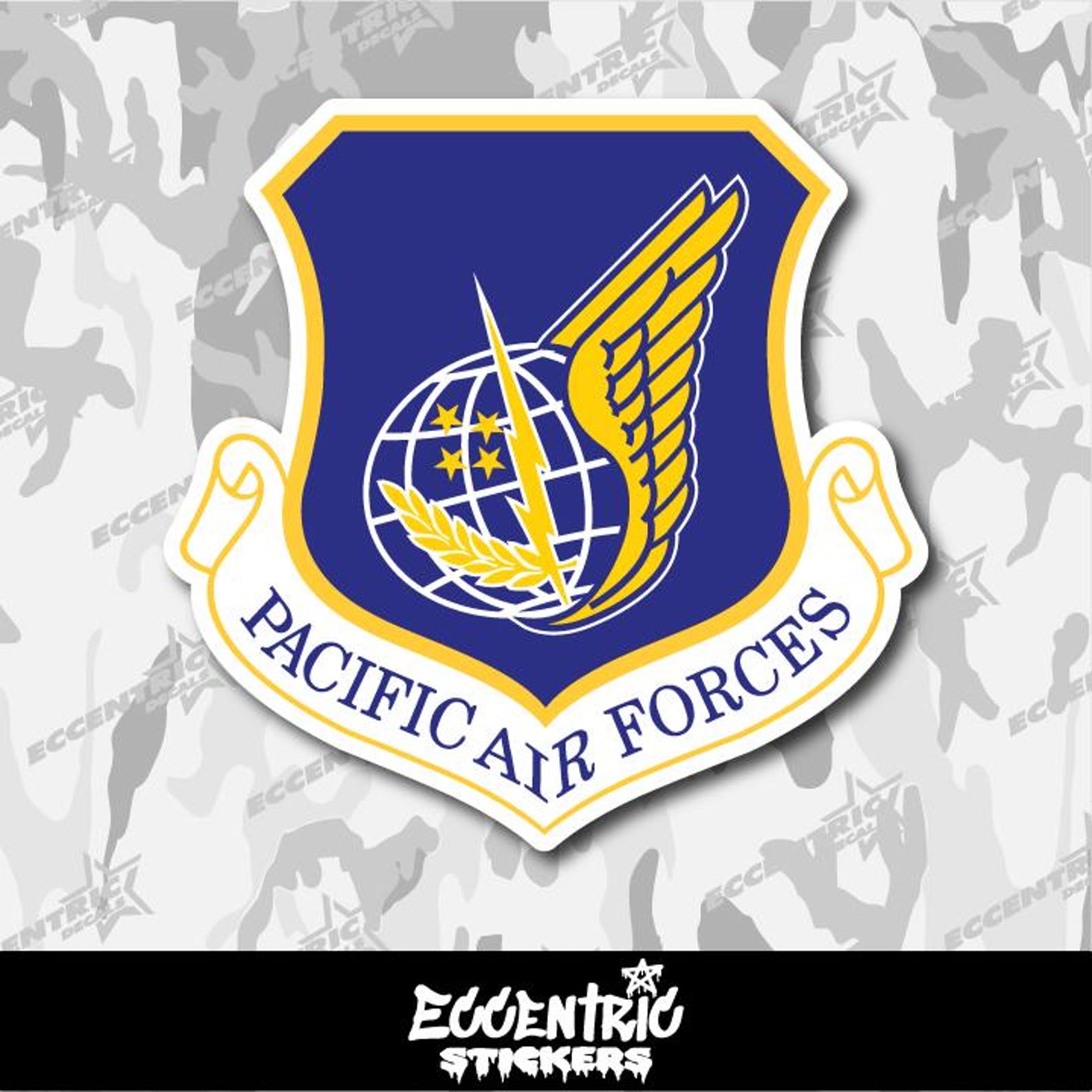 Pacific Air Forces (PACAF) Vinyl Sticker - Etsy