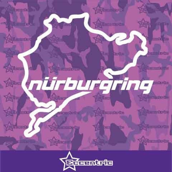 Nurburgring Sticker Funny Jdm Vinyl Bmw Honda Race Car Track Etsy