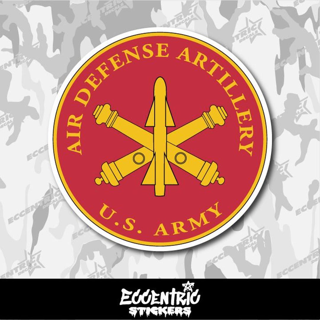 Seal of the US Army Air Defense Artillery Vinyl Sticker - Etsy