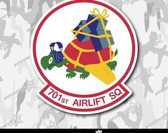 US Air Force 701st Airlift Squadron (701 AS) Vinyl Sticker