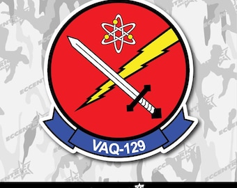 US Navy Electronic Attack Squadron 129 (VAQ-129) Vinyl Sticker