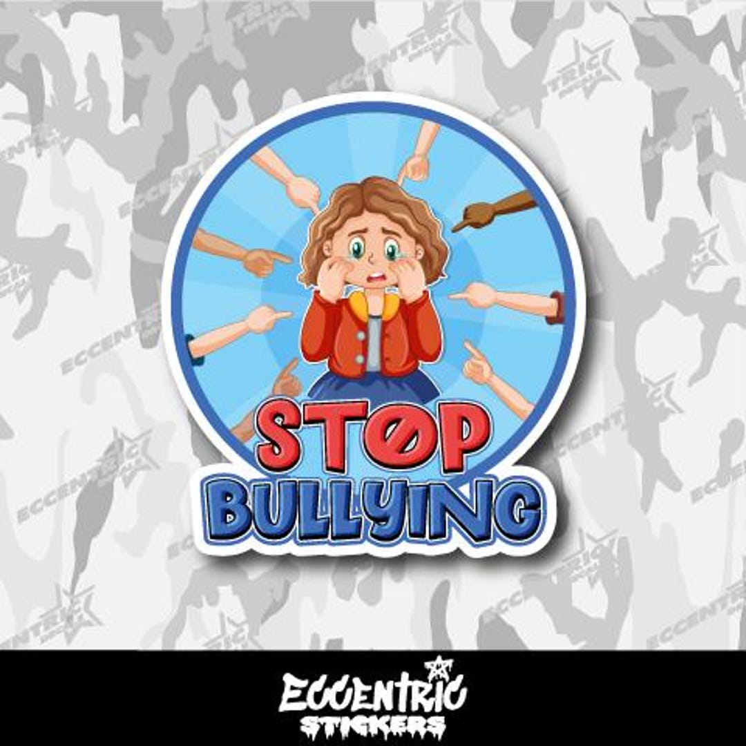 Stop Bullying Vinyl Sticker - Etsy