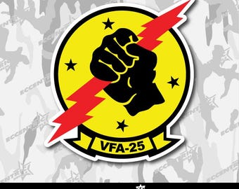 US Navy Strike Fighter Squadron 25 (VFA-25) Vinyl Sticker