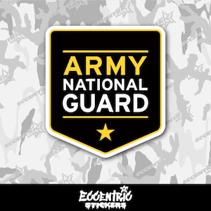 Army National Guard Logo Vinyl Sticker
