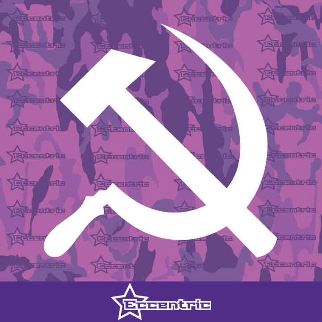Hammer and Sickle Decal Russia Soviet Union Communism Sticker Car ...