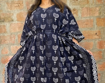 Cotton Kaftan ,  Summer Dress,  Kaftan Maxi Dress, Plus size caftan, plus size dress, Caftan , Plus size caftan kaftan maxi dress
