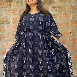 Cotton Kaftan ,  Summer Dress,  Kaftan Maxi Dress, Plus size caftan, plus size dress, Caftan , Plus size caftan kaftan maxi dress