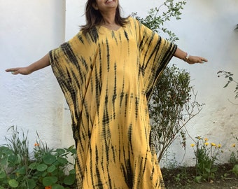 レーヨンカフタン、手染めカフタン、カフタンマキシドレス、ホリデーウェア、着物ローブ、プラスサイズウェア、女性用カフタン、ブライズメイドカフタン