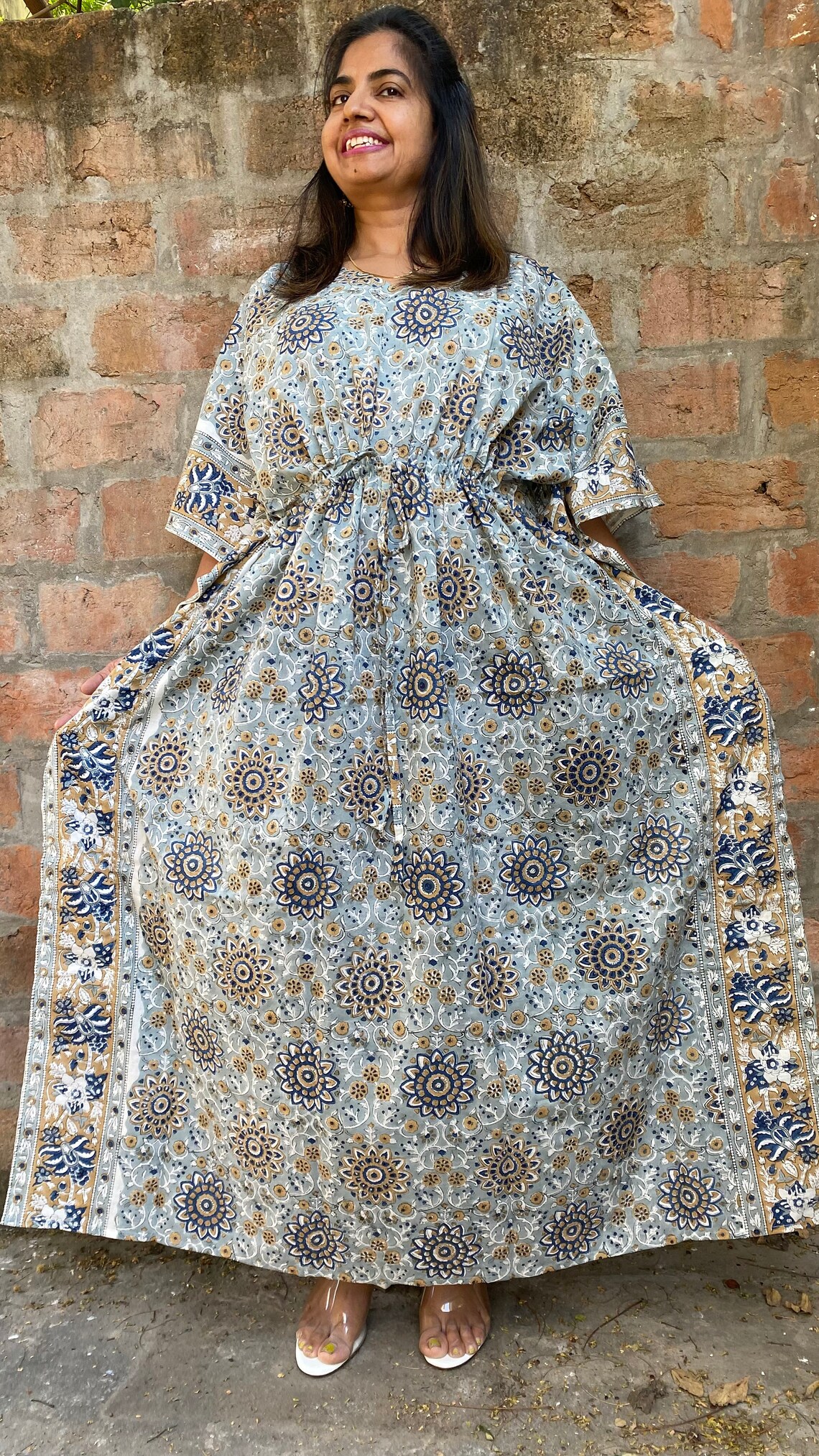 Matching Mom and Baby Robe Maternity Caftan Gown Pregnancy Etsy