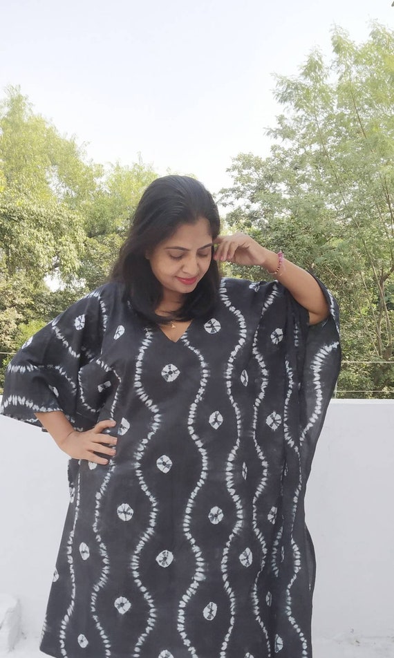 Beach Cover Ups Plus Size Dress Beach Kaftan Caftan for Woman Kimono Caftan Dress Woman Plus Size Clothing India Dress Cotton Dress Etsy UK