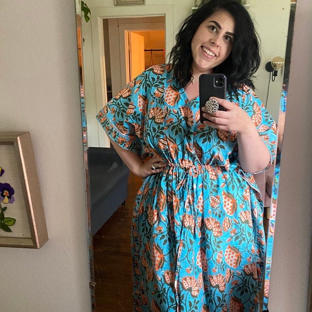 plus size cotton caftan