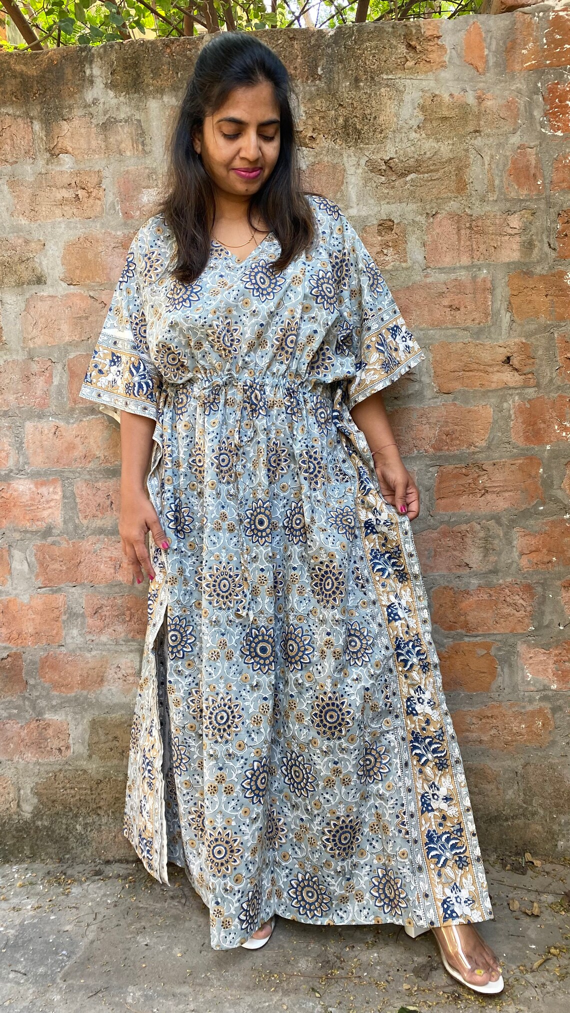 Matching Mom and Baby Robe Maternity Caftan Gown Pregnancy Etsy