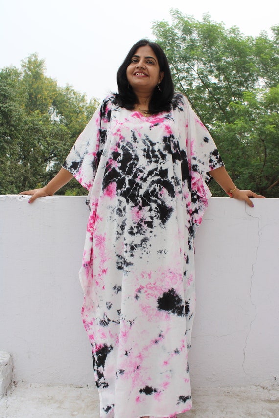 long cotton caftan