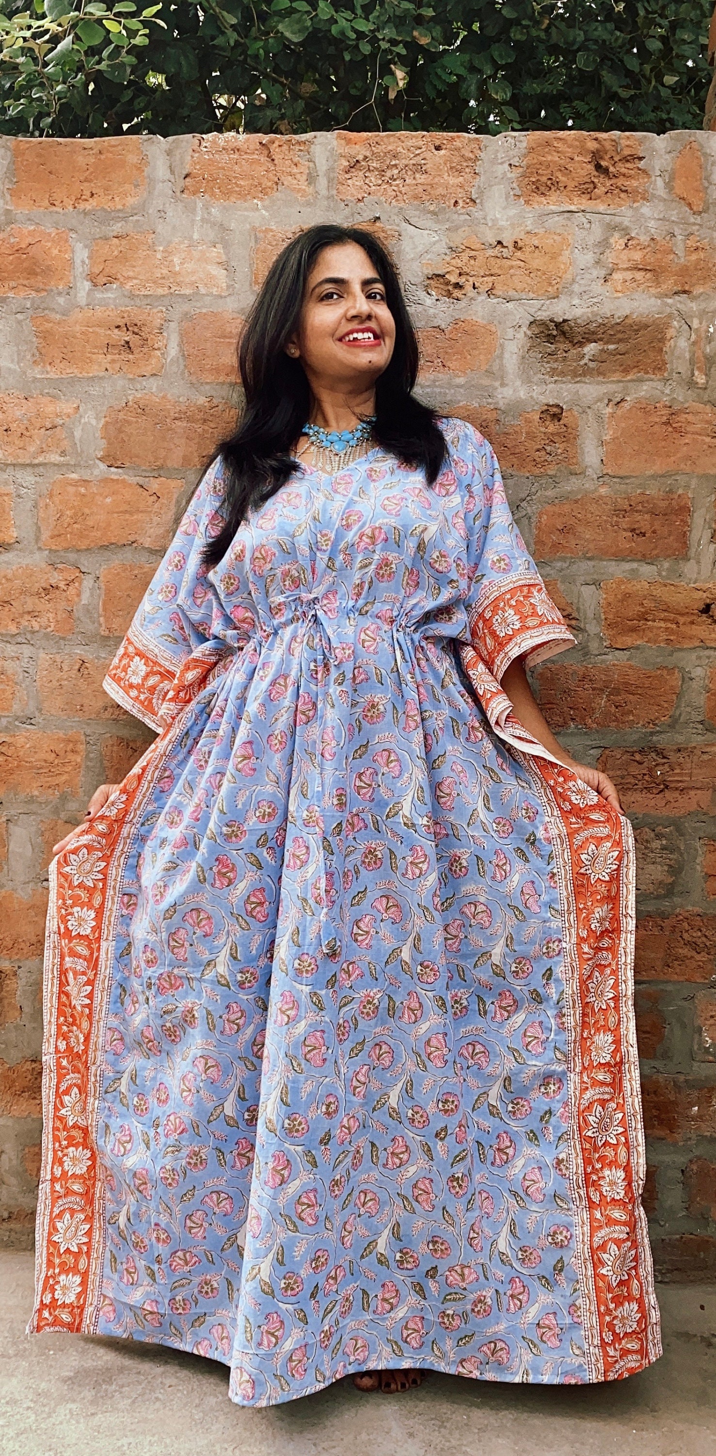 Caftan dress, Plus size caftan, Kaftan dress, Kimono, Cotton Caftan, Cotton Kaftan, Kaftan maxi dress, Long Caftan, Maxi dress, Cape dress