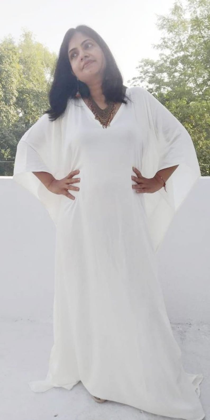 White Dress for Beach Party