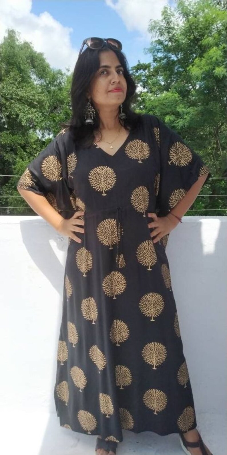 cotton kaftans plus size