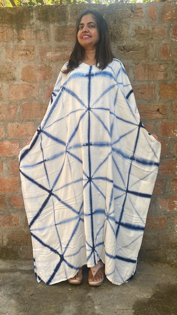 Rayon Kaftan, Kaftan dress, caftan dress,caftan maxi dress,women's clothing indian kaftan,tunic long kaftan beach kaftan indian tunic poncho
