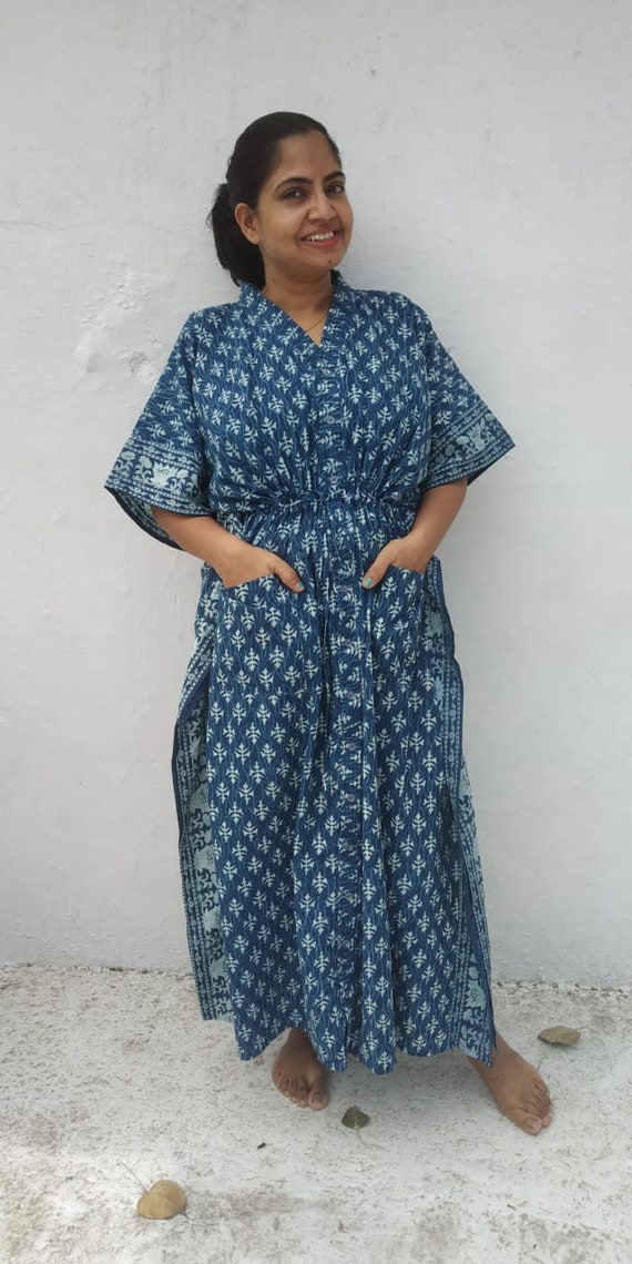 Stitched Printed Maternity Hospital Gown, Machine wash, Size