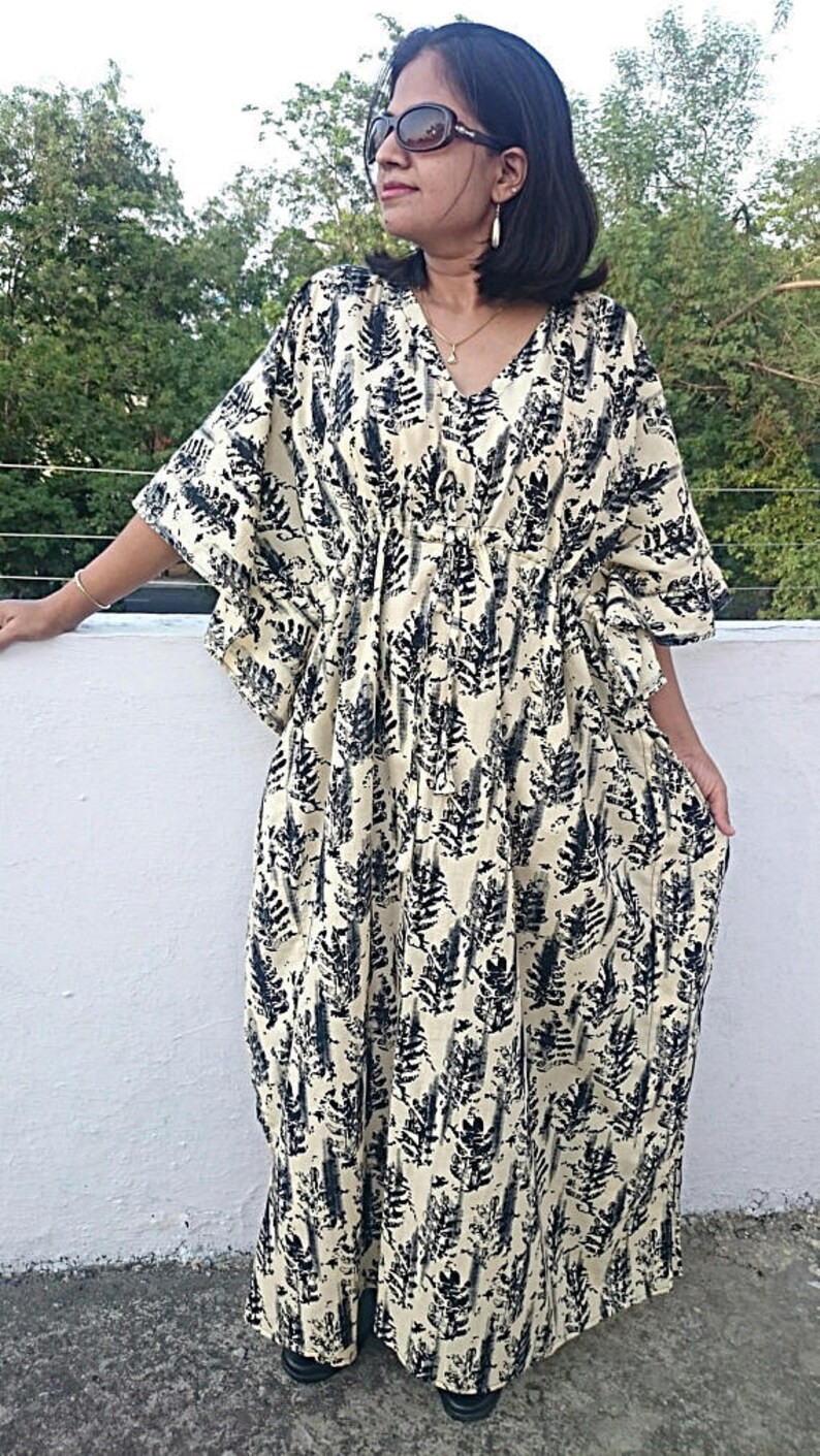 cotton voile caftan