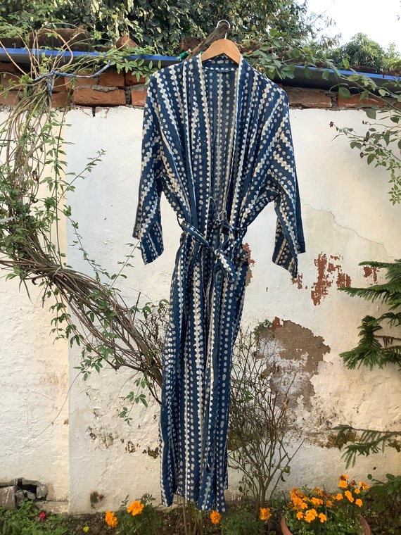 Dames Jurk Jurk Kimono Katoen Nacht Ze Opwarmen in Badjas Lange Mouw