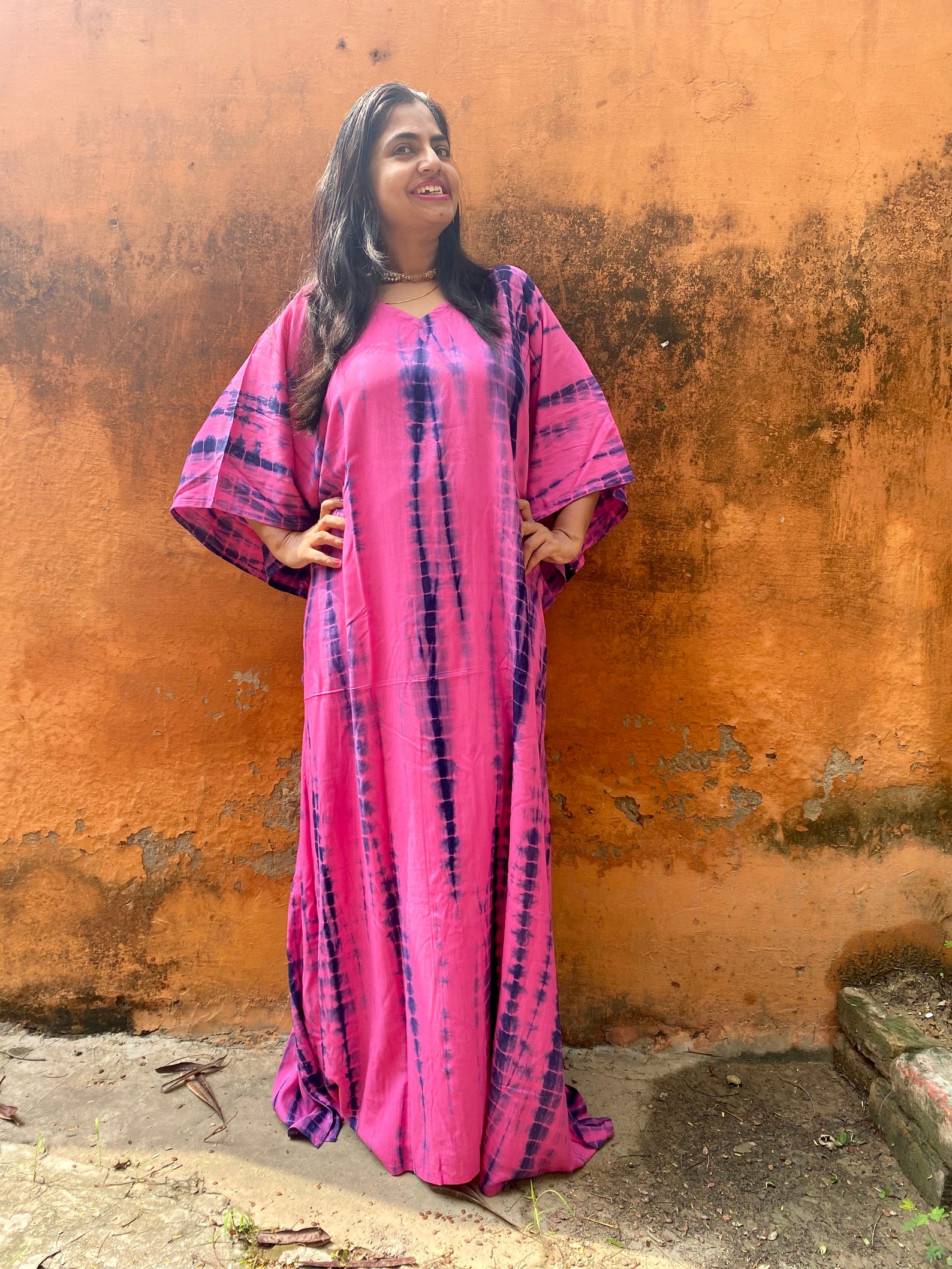 Tie dyed Kaftan Caftan cotton Kaftan plus size dress Caftan Etsy