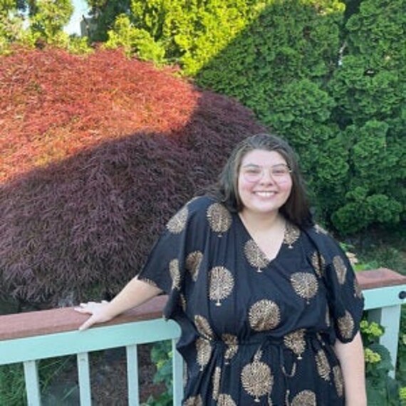 plus size cotton caftan