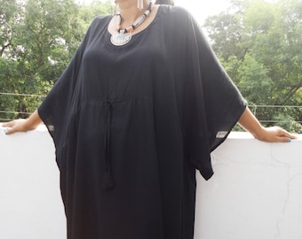 Kaftan, Plus size clothing, Caftan, Kaftans, Kaftan dress, Abaya, Moroccan kaftan, Caftan dress, Beach kaftan, Bohemian dress, Black gown
