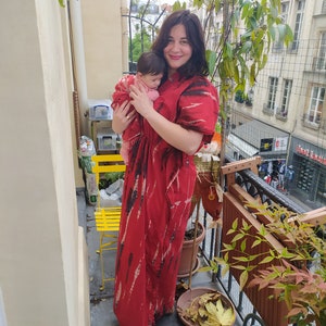 Maternity Hospital Gown, Maternity Robe, Nursing Gown , Labor and Delivery Gown, Breastfeeding Clothes, Labor Gown, Pregnancy