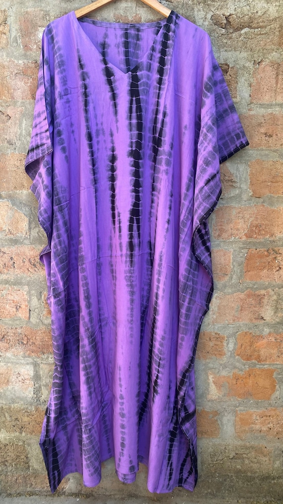 Tie dyed Kaftan ,Caftan Rayon  Kaftan plus size dress Caftan, Kaftan abaya, plus size kaftan , Kaftans for women, Moroccan kaftan