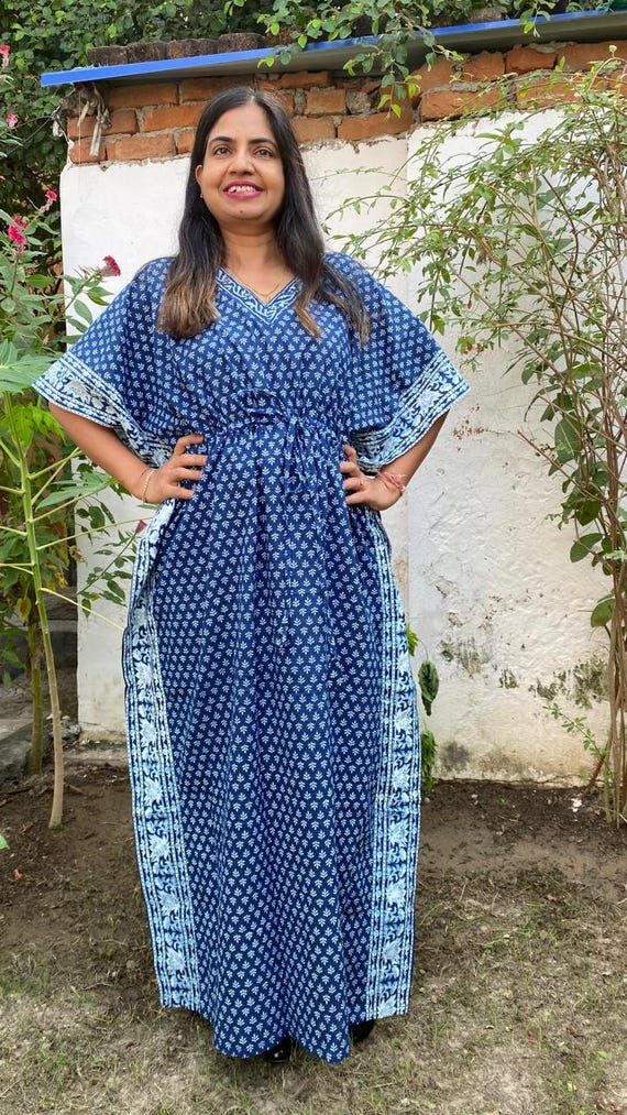 Silk Kaftan Dresses For Women Plus Size Women's Long Kaftan Maxi Dress   Bohemian Beach Cover Up & Evening Gown Wedding Kaftan