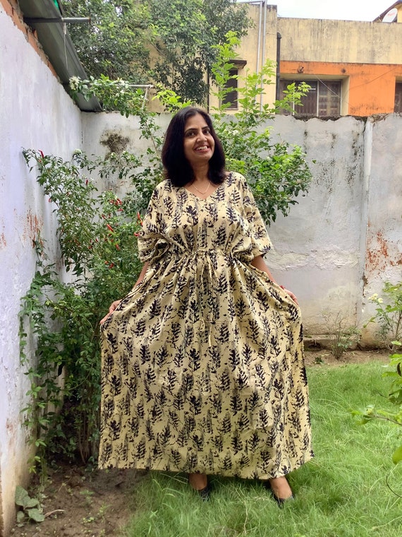 Buy Plus Size Clothing Bohemian Clothing Kaftan Dress India Online in Etsy