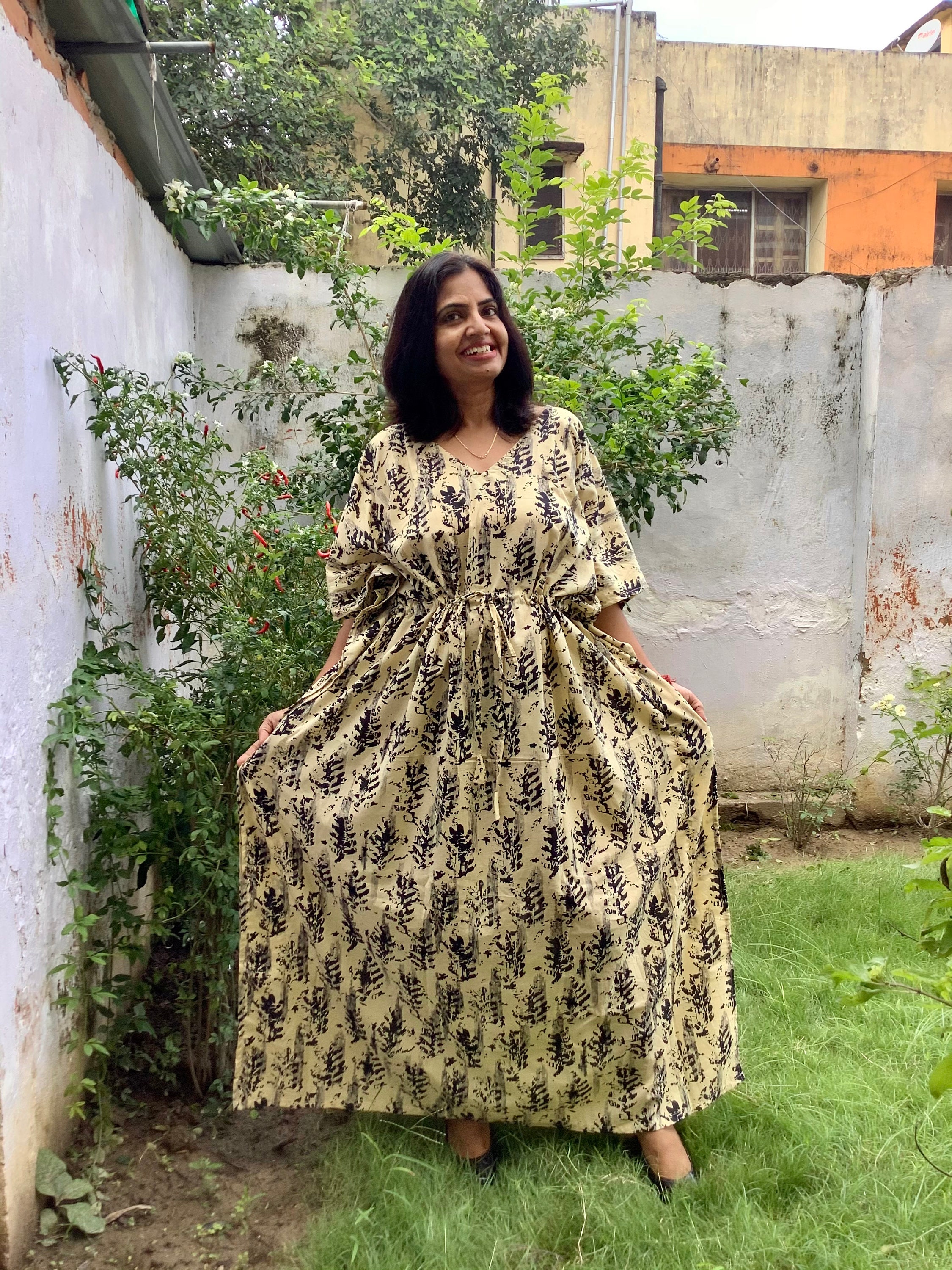 Plus Size Clothing Bohemian Clothing Kaftan Dress India Dress