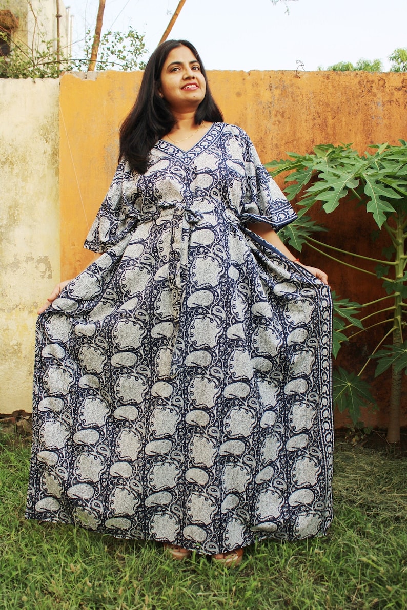 cotton kaftans plus size