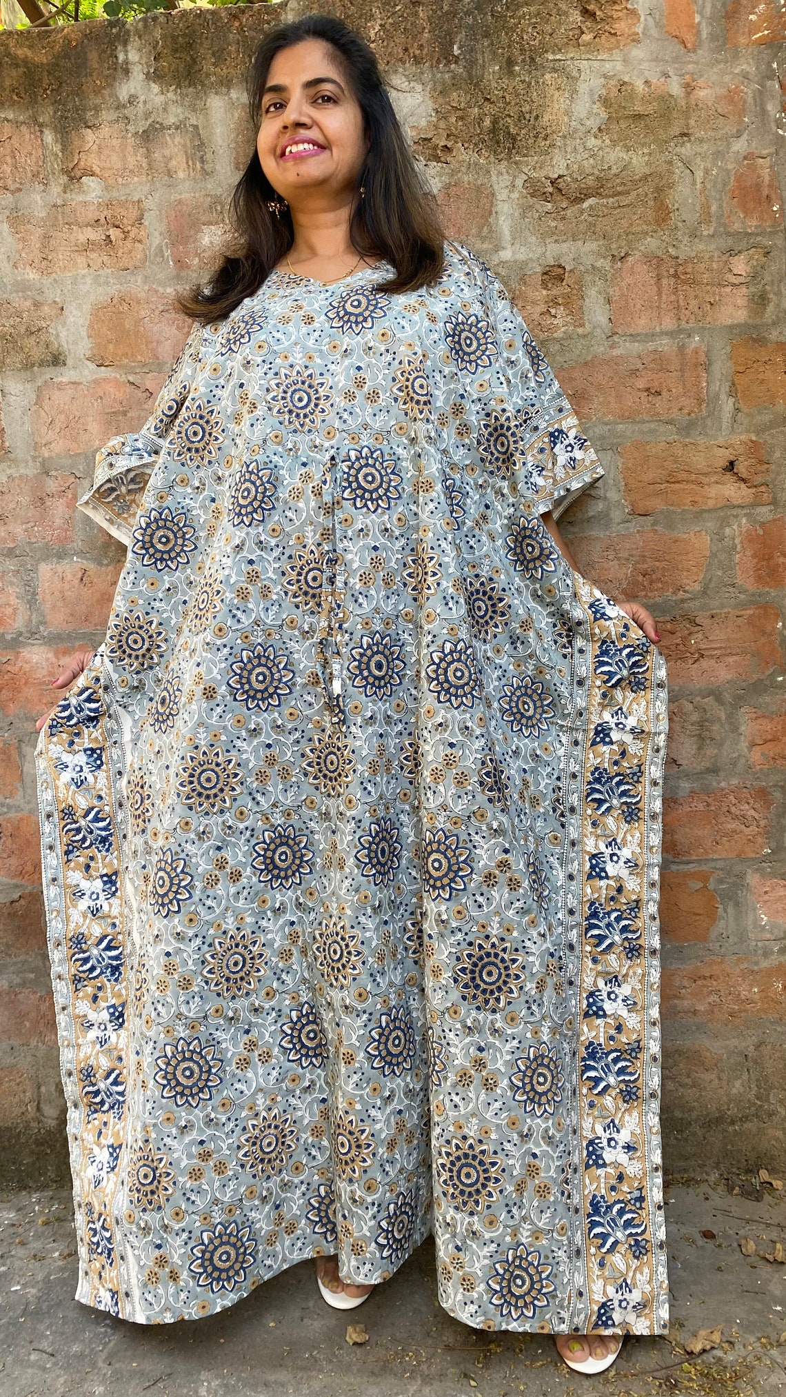 Matching Mom and Baby Robe Maternity Caftan Gown Pregnancy Etsy