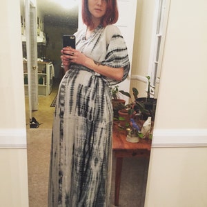 Maternity Hospital Gown, Maternity Robe,  Nursing Gown , Labor and Delivery Gown, Breastfeeding Clothes, Labor Gown, Pregnancy