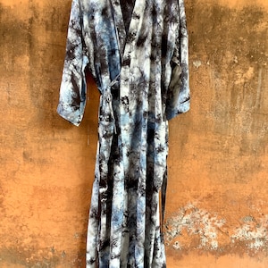 Rayon Kimono Robes Tie Dyed Dressing Gowns Indian Dressing Gown Unisex Beach Cover ups Bridesmaid Gifts