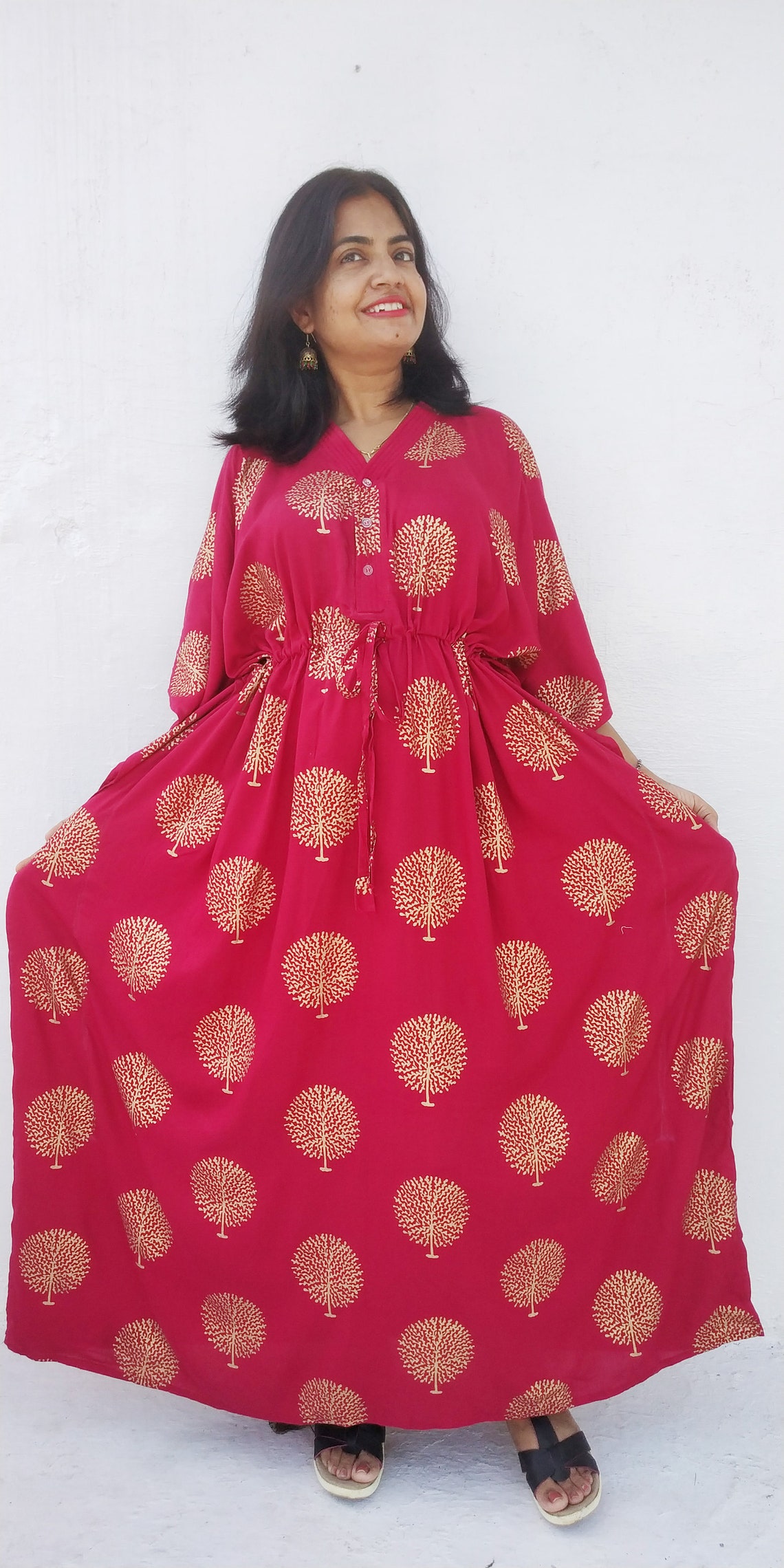 Red Maternity Hospital Gown Delivery Gown Labour Gowns Plus Etsy